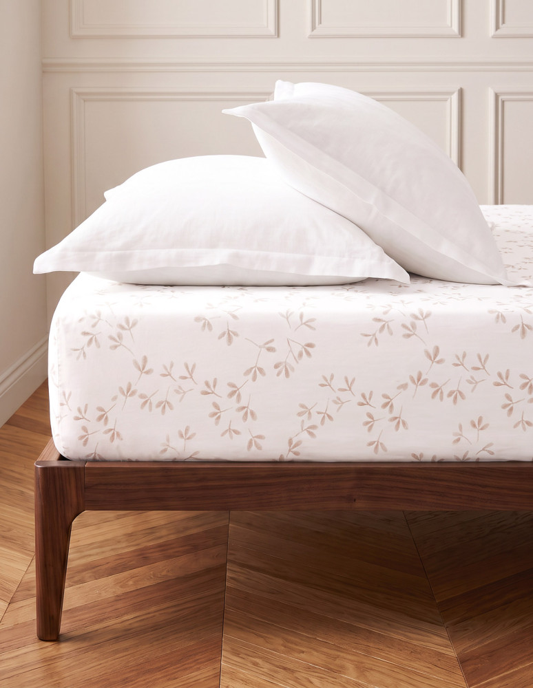 Drap housse en percale de...