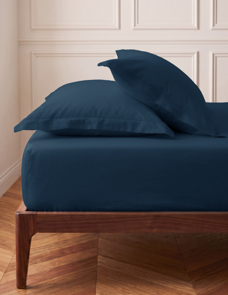 Drap housse en coton bonnet 30 cm STUDIO