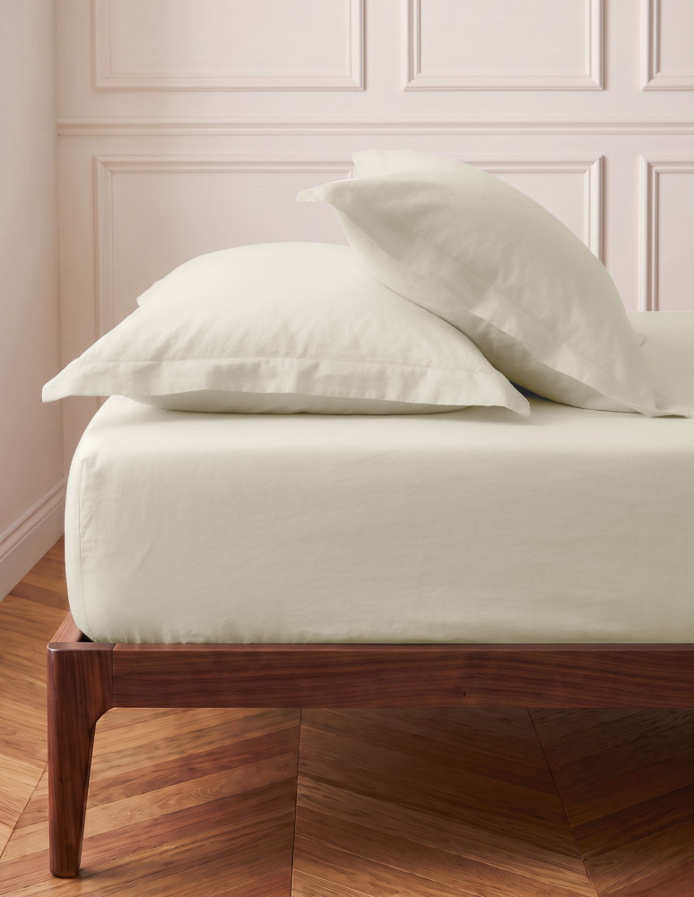 Drap housse en coton bonnet 30 cm STUDIO