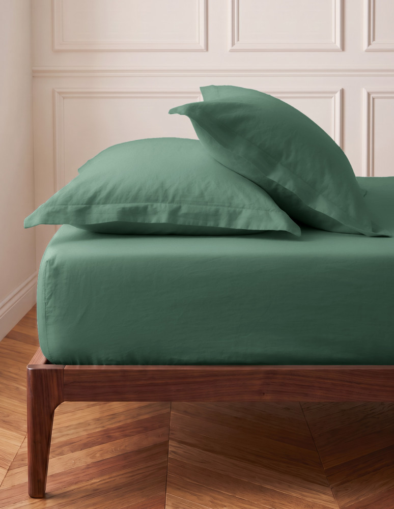 Drap housse en coton bonnet 30 cm STUDIO