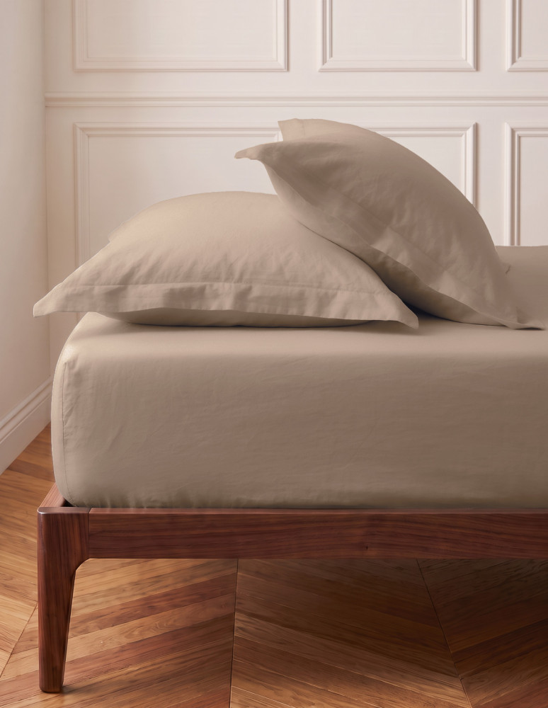 Drap housse en coton bonnet 30 cm STUDIO
