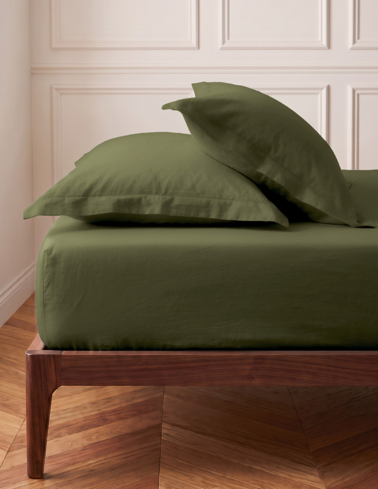 Drap housse en coton bonnet...