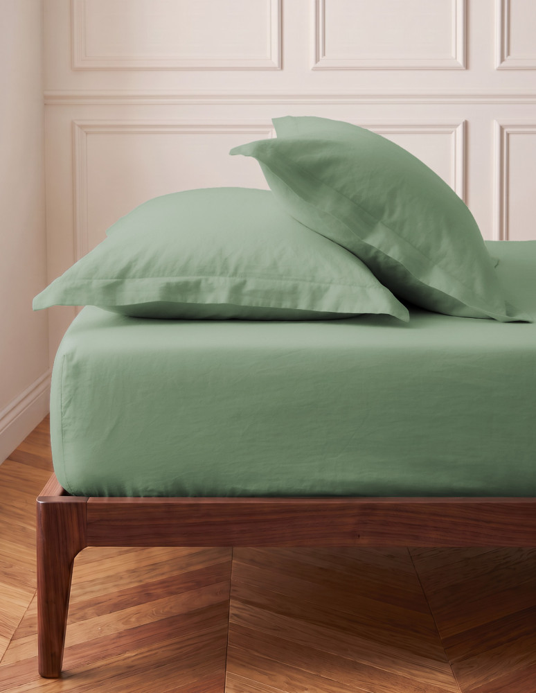 Drap housse bonnet 40 cm en percale...