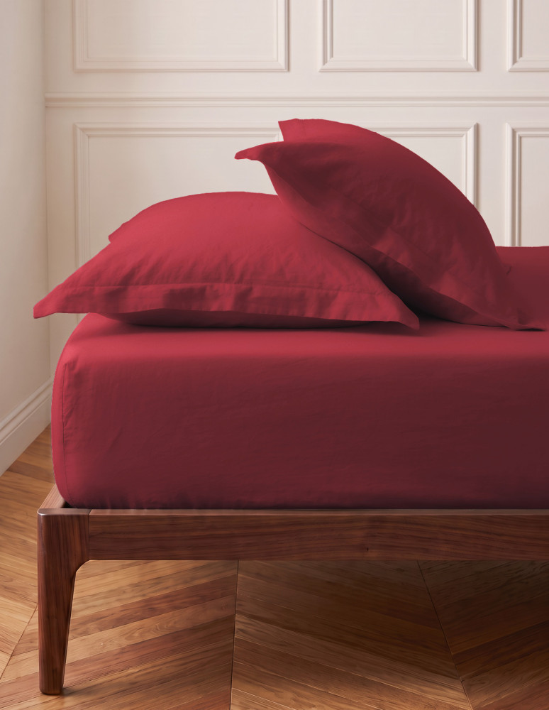 Drap housse bonnet 40 cm en percale...