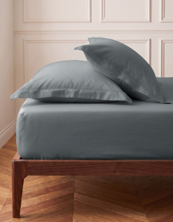 Drap housse en percale de coton bonnet 30 cm SOFT PERCALE