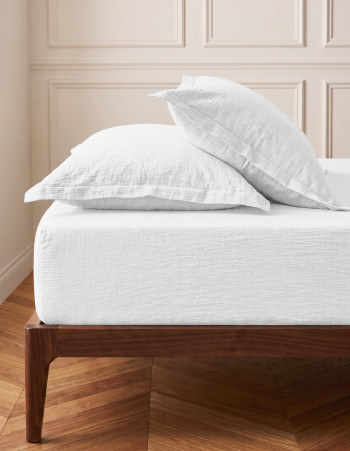 Drap housse en gaze de coton bonnet 30 cm LOFT