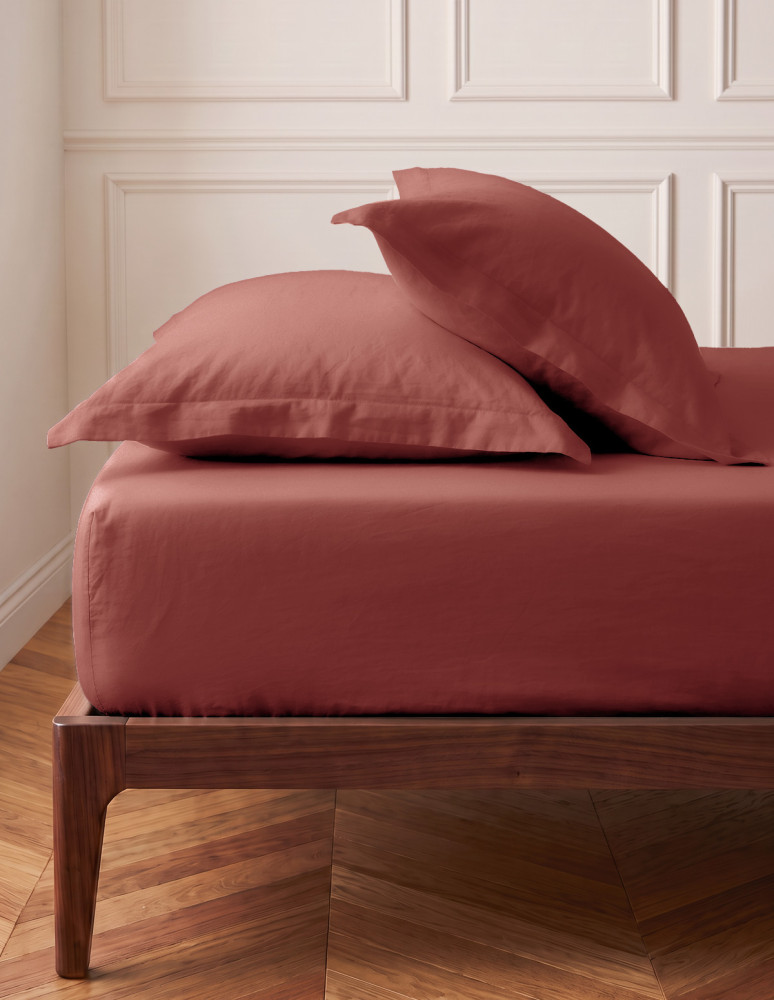 Drap housse en coton bonnet 30 cm STUDIO