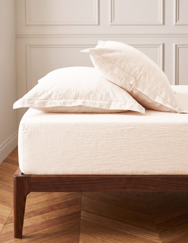 Drap housse en gaze de coton bonnet...