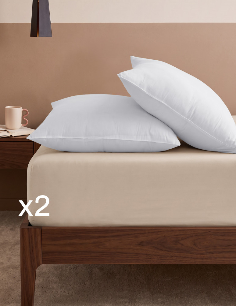 Lot de 2 draps housse...