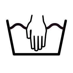 Pictogramme lavage à la main