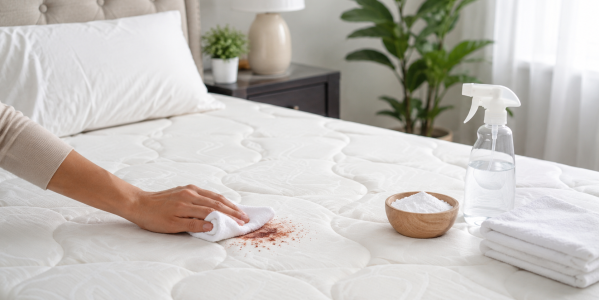 Comment enlever une tache de sang sur un matelas ?