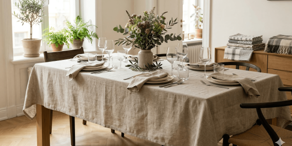 Taille de nappe : quelles dimensions choisir ? Guide complet